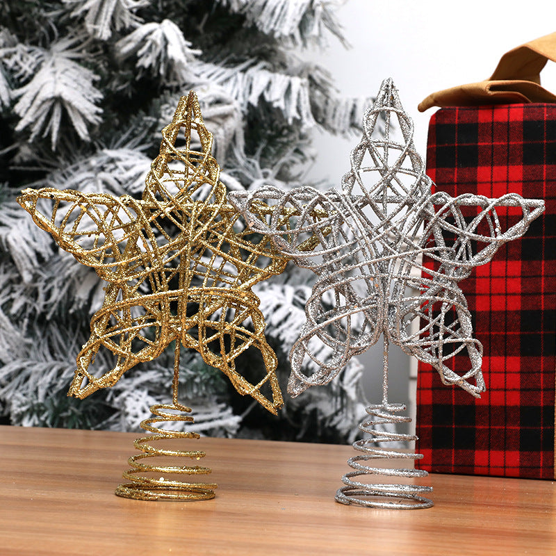 Weihnachtsbaum-Stern aus Rattan, 20 cm