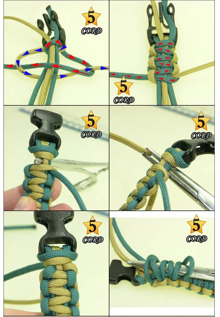 15-in-1 Überlebens-Paracord-Armband | Karnz