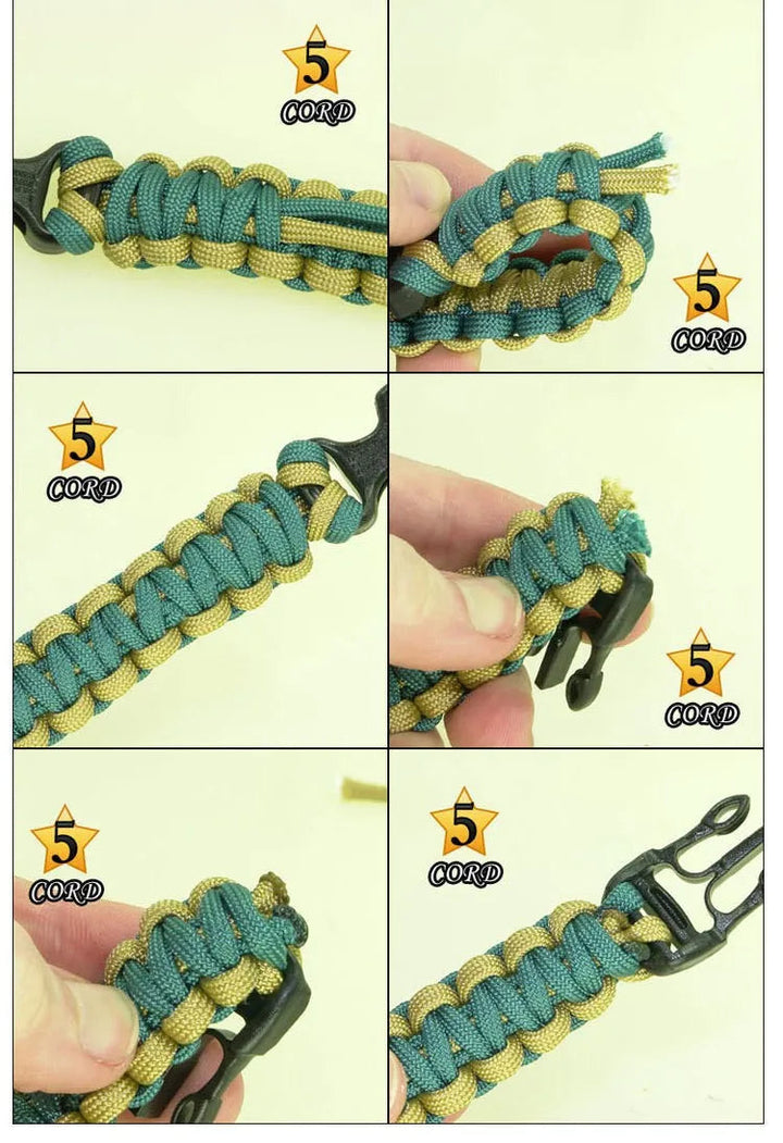 15-in-1 Überlebens-Paracord-Armband | Karnz