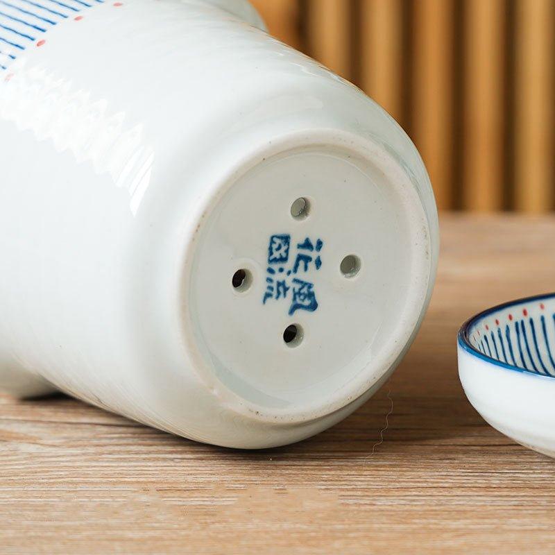Japanische handgefertigte keramisch glasierten Essstäbchenhalter | Karnz