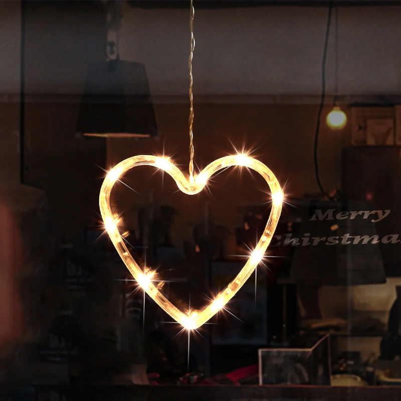 LED-Weihnachts-Sauglicht für Fenster
