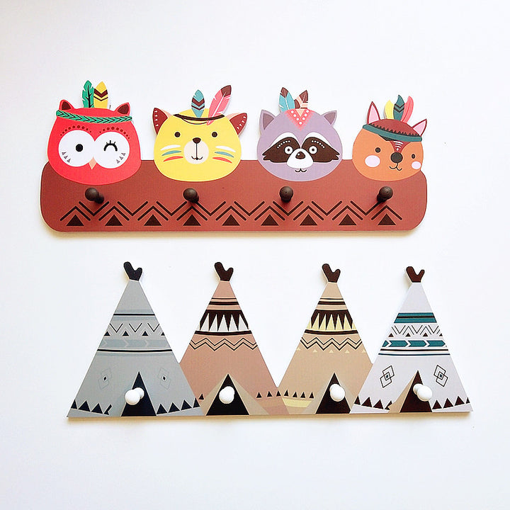 Dekorativer Teepee Wandhakenregal