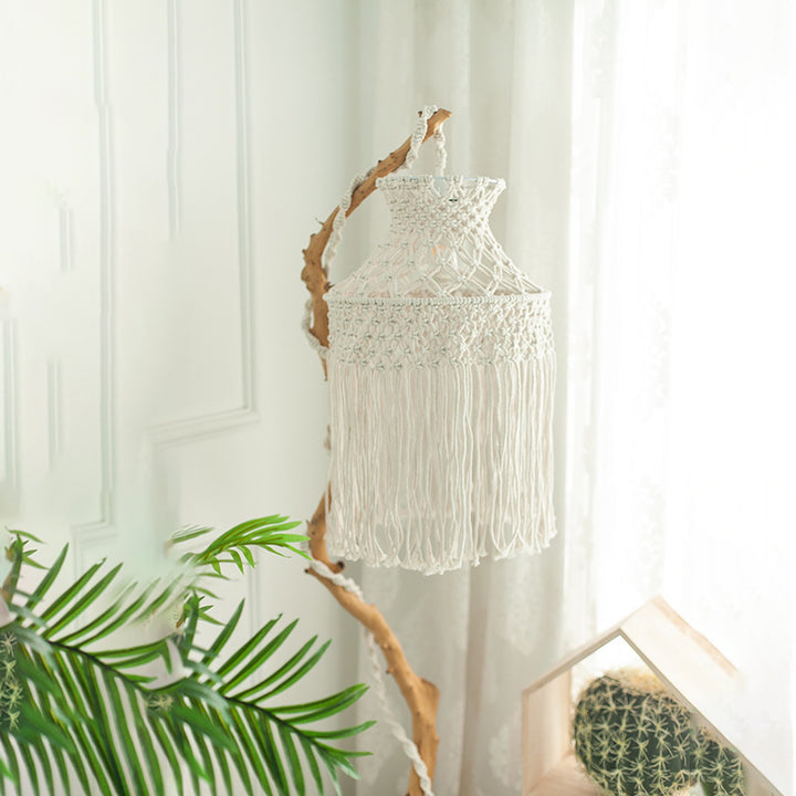 Macramé Hängeleuchte Karnz