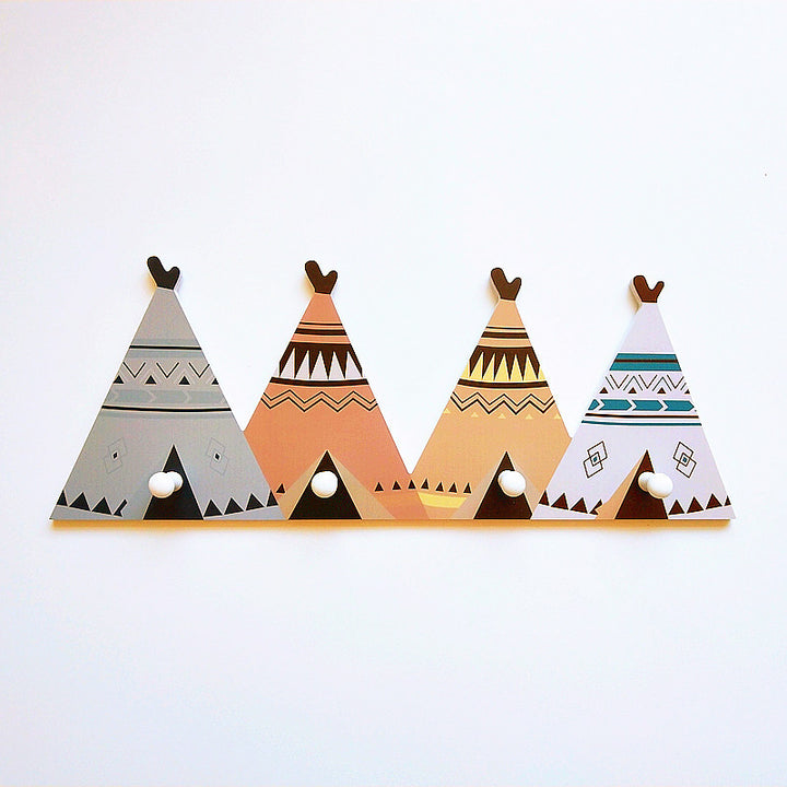 Dekorativer Teepee Wandhakenregal