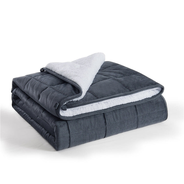 Umkehrbare Sherpa-Fleece-Decke Karnz