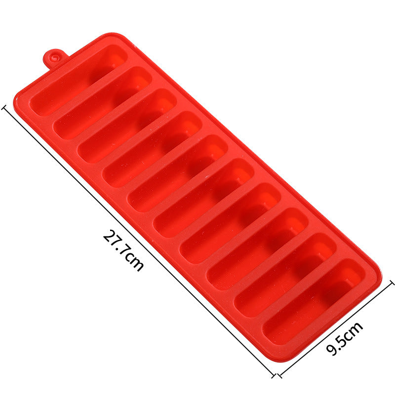 Unisex Silikon Eiswürfelform mit 10 Kammern Karnz
