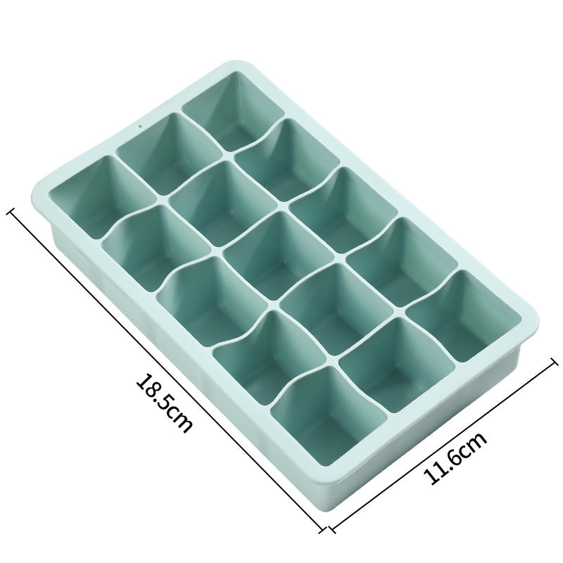 Unisex Silikon Eiswürfelform mit 10 Kammern Karnz