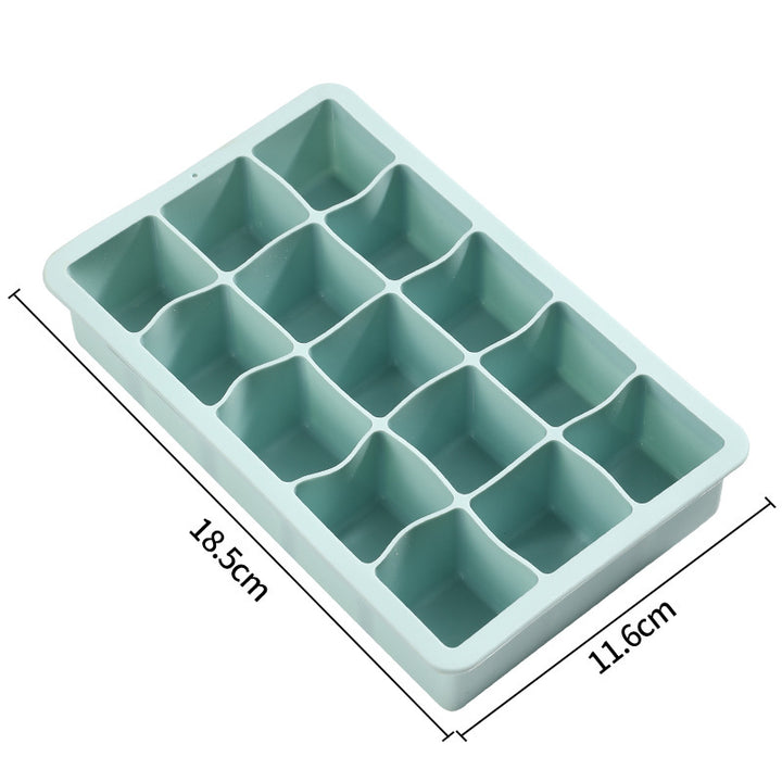 Unisex Silikon Eiswürfelform mit 10 Kammern Karnz