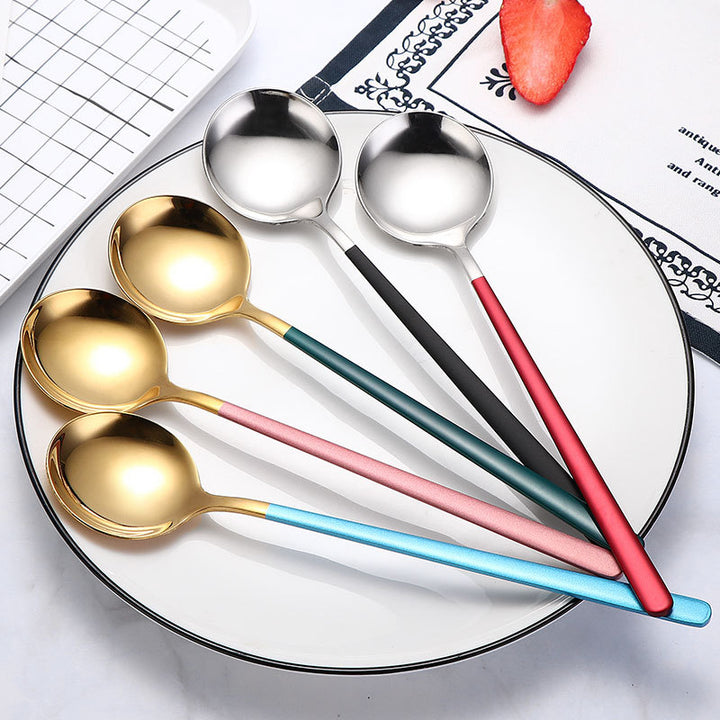 Elegante Edelstahl Essgabel mit Ergonomischem Griff Karnz
