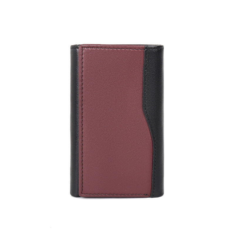 Stylische Leder Geldbeutel Organizer Karnz