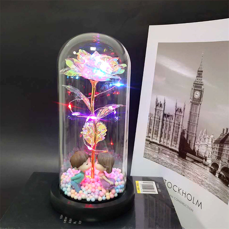 Glitzernde Rosenornamente verzaubern romantisch | Karnz