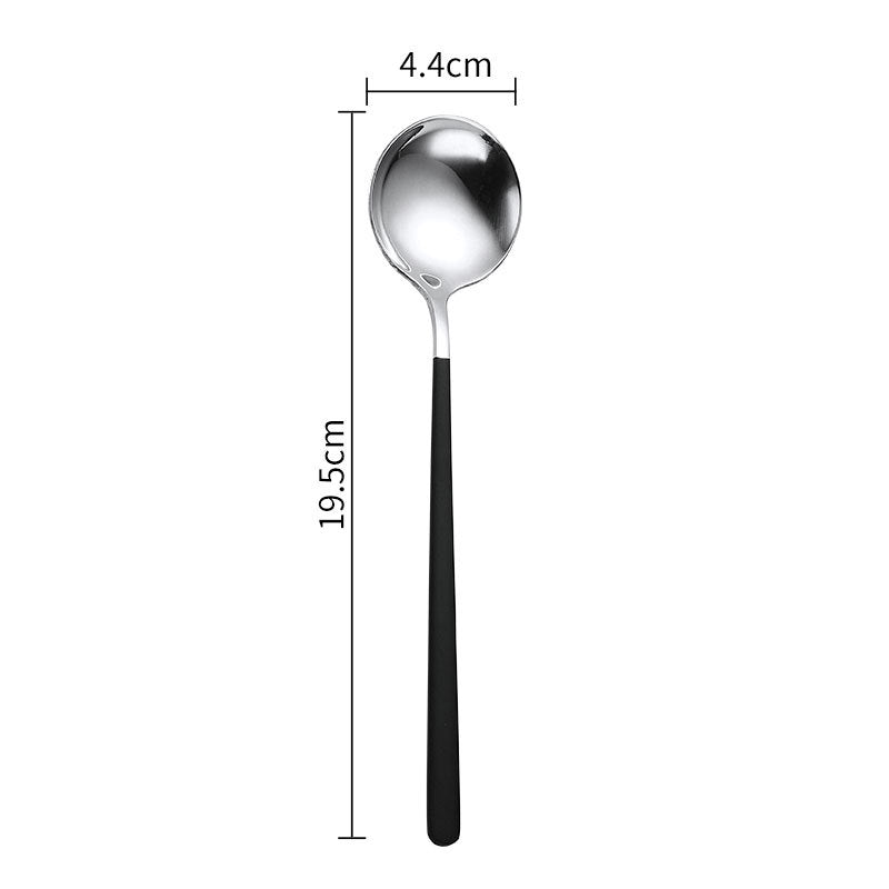 Elegante Edelstahl Essgabel mit Ergonomischem Griff Karnz