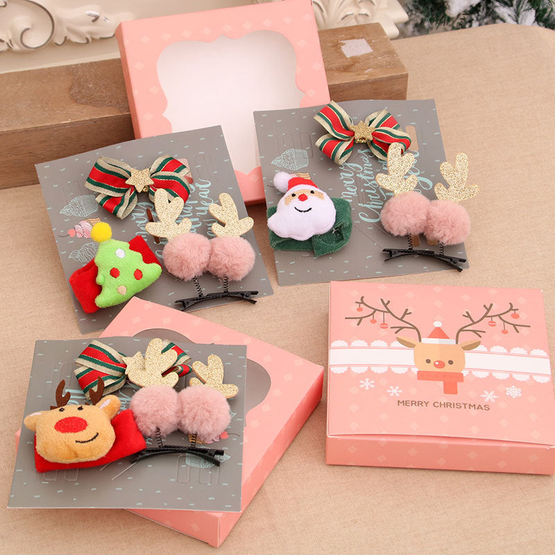 Weihnachtsmotiv Haaraccessoire Set Karnz