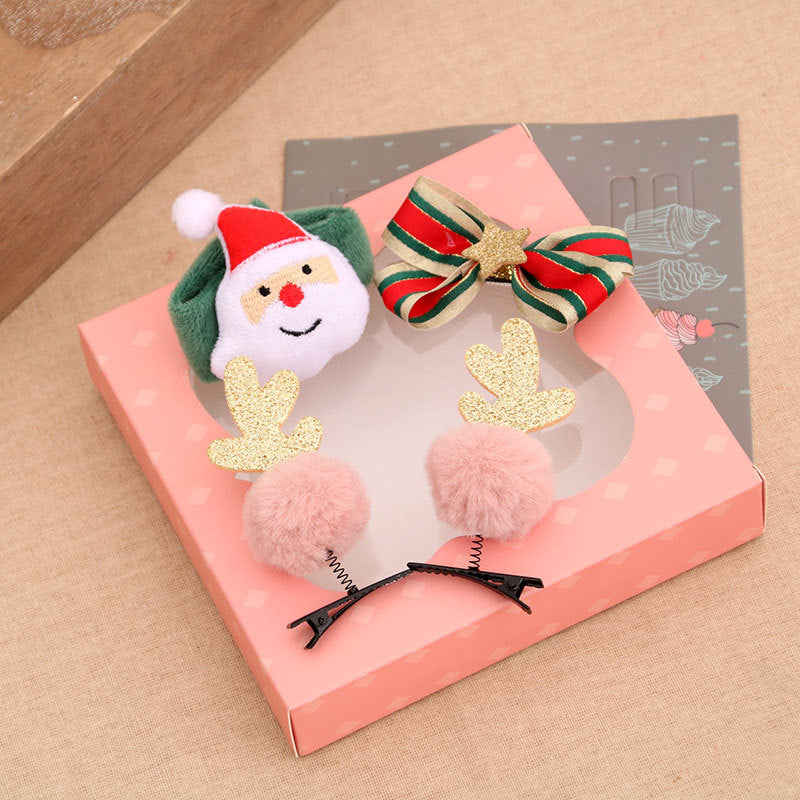 Weihnachtsmotiv Haaraccessoire Set Karnz
