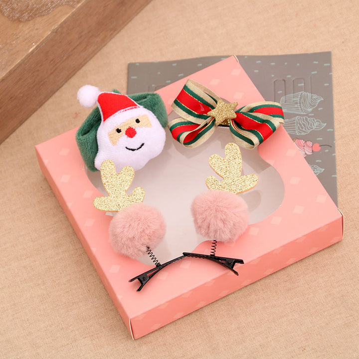 Weihnachtsmotiv Haaraccessoire Set Karnz