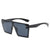 Damen Oversized Sonnenbrille im futuristischen Design Karnz