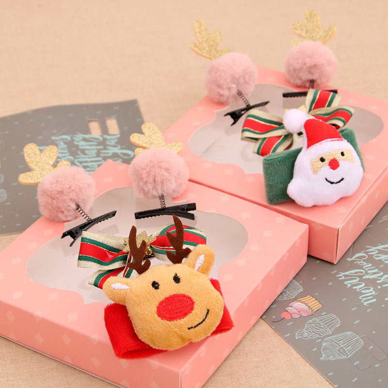 Weihnachtsmotiv Haaraccessoire Set Karnz