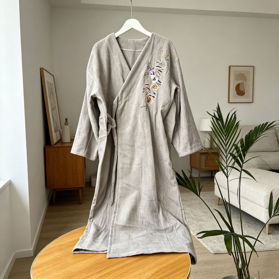 Bademantel aus Korallenfleece für Damen