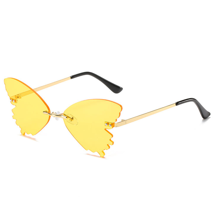Schmetterlingsform Statement Sonnenbrille Karnz