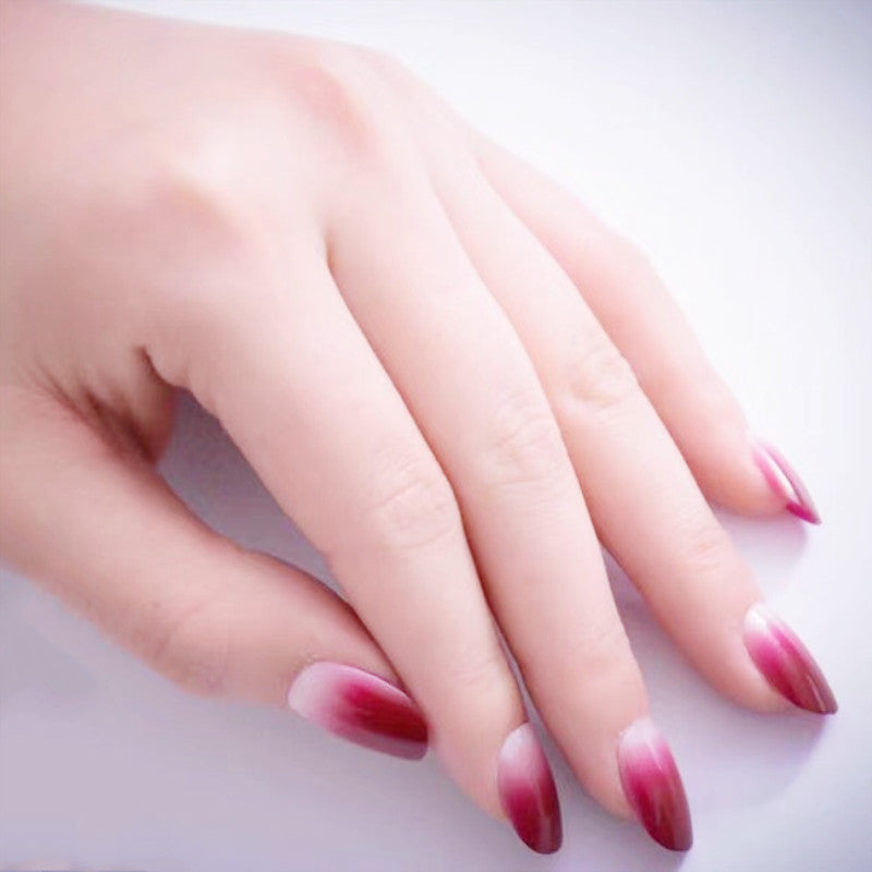 Ombre Glänzende Nagelspitzen