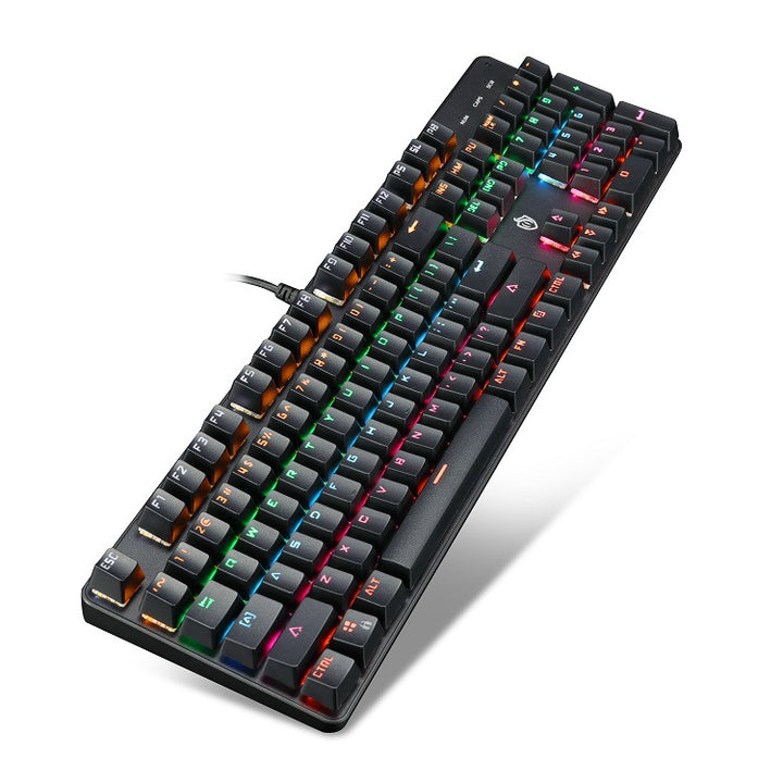 Mechanische Gaming-Tastatur mit Rgb-Beleuchtung und Programmierbaren Tasten Karnz