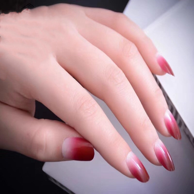 Ombre Glänzende Nagelspitzen