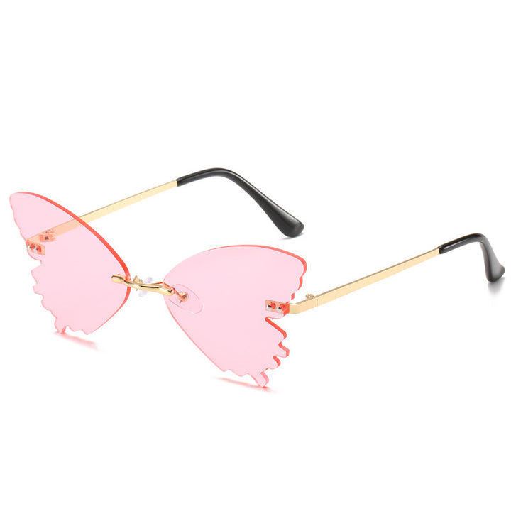 Schmetterlingsform Statement Sonnenbrille Karnz