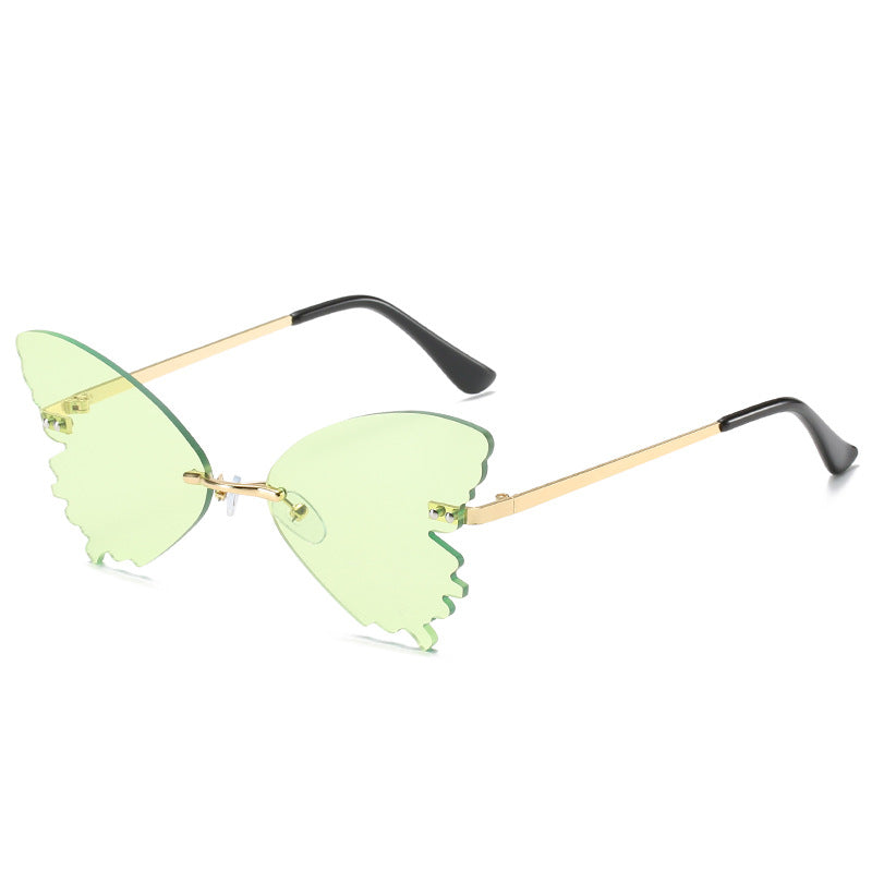 Schmetterlingsform Statement Sonnenbrille Karnz