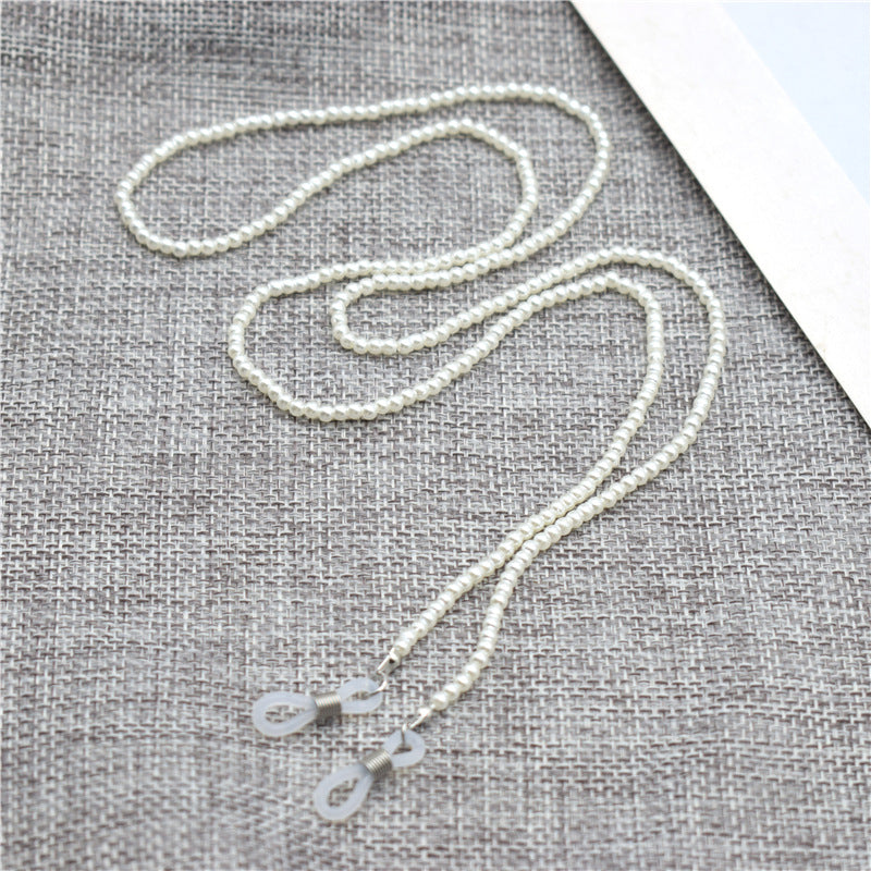 Elegante Perlen Brille Kette Karnz