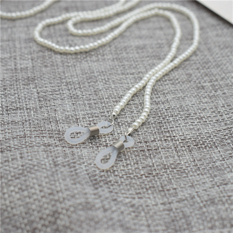 Elegante Perlen Brille Kette Karnz