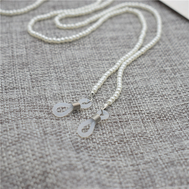Elegante Perlen Brille Kette Karnz