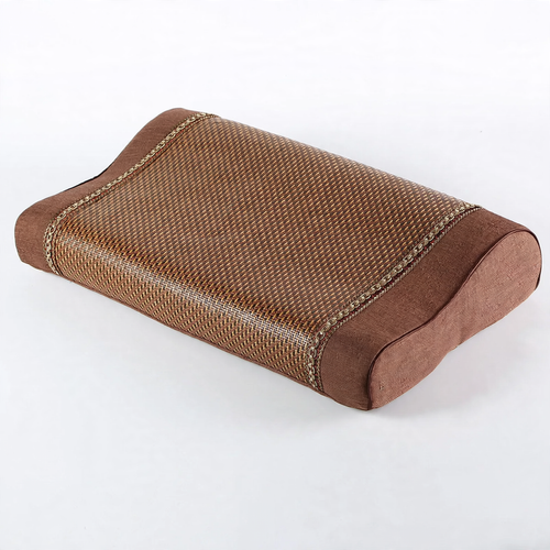 Memory-Foam Kissen mit abnehmbarem Rattan-Bezug