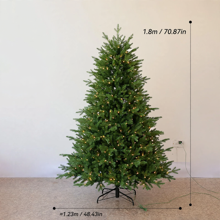 Künstlicher Weihnachtsbaum aus PE, automatisch entfaltend