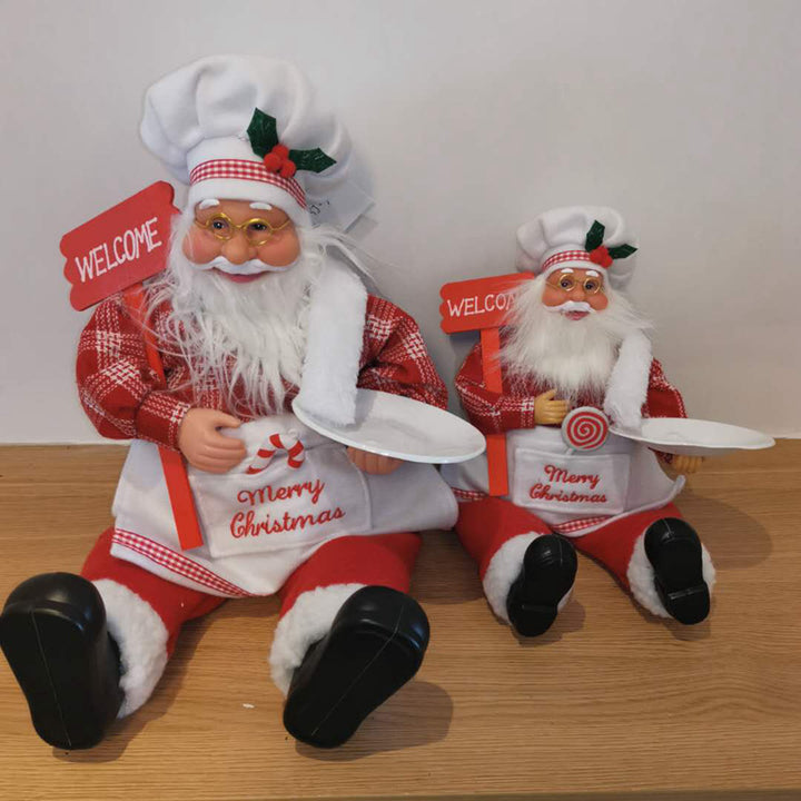 Dekorative Weihnachtsmann Figurenset
