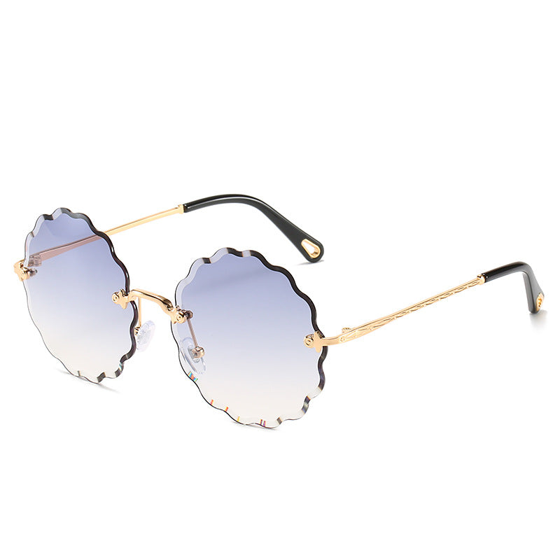 Florale-Form Rahmen Sonnenbrille Karnz