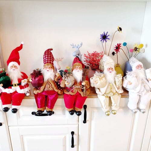 Dekorative Weihnachtsmann Figuren