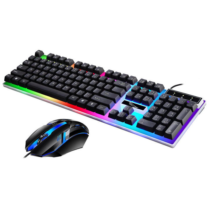 RGB Kabelgebundene Gaming Tastatur und Maus Combo Karnz