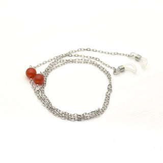 Elegante Perlen Brillen Kette Karnz