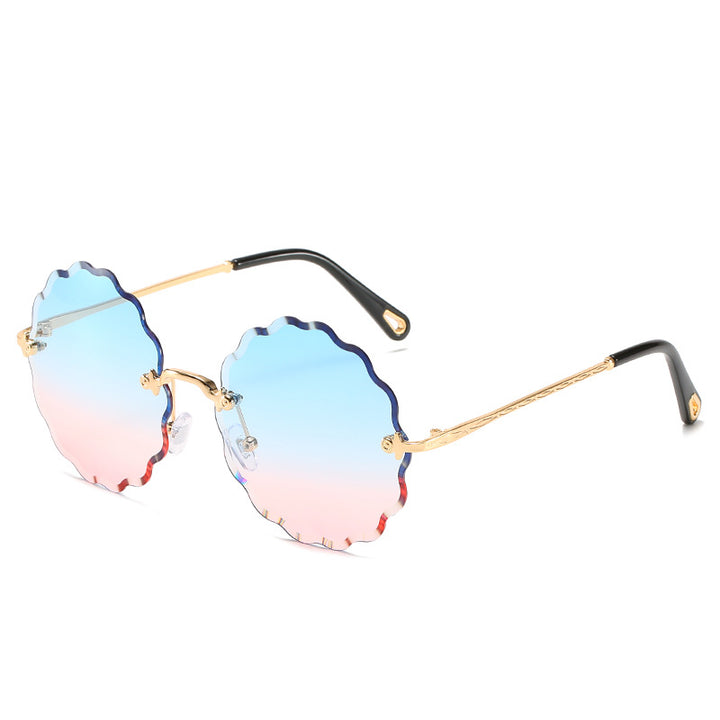 Florale-Form Rahmen Sonnenbrille Karnz