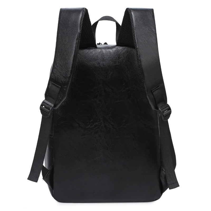 Stylischer Leder-Laptop-Rucksack Karnz