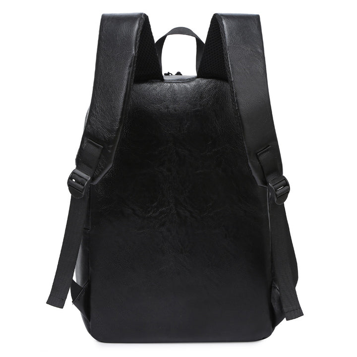 Stylischer Leder-Laptop-Rucksack Karnz