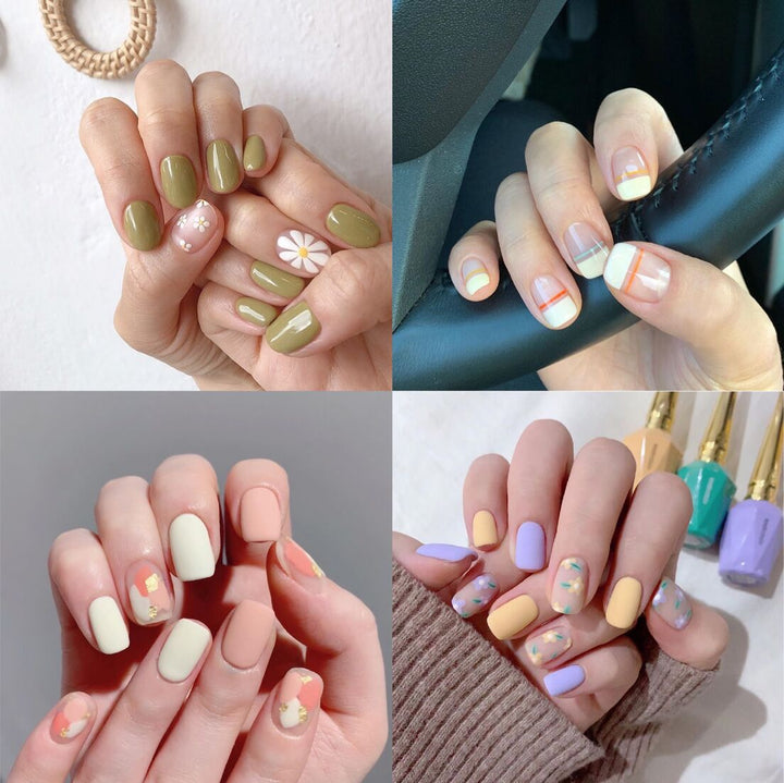 Künstliche Nagelkunst mit Sterndesign Karnz
