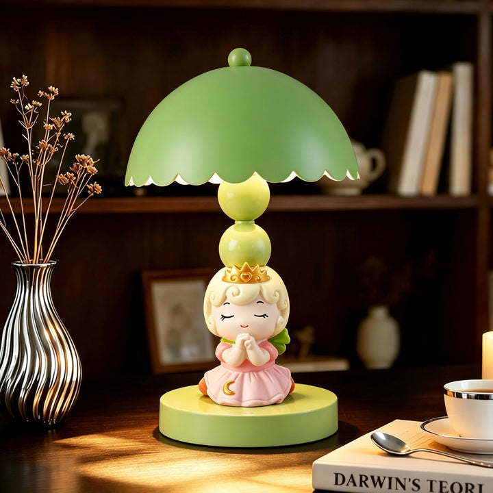 Prinzessin Tischlampe, Nachttischlampe, 3-stufig dimmbar