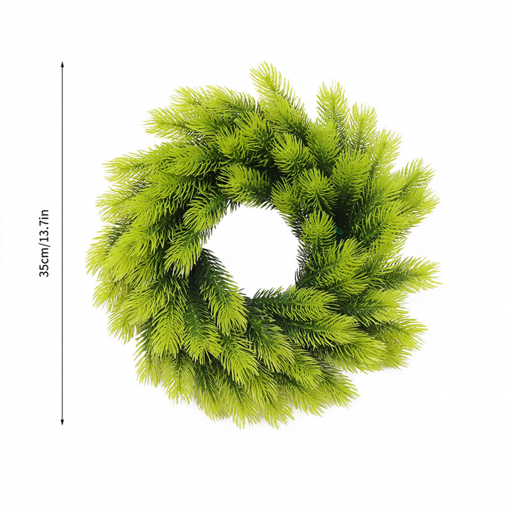 Künstlicher Weihnachtskranz aus Kunststoff, 10-30 cm