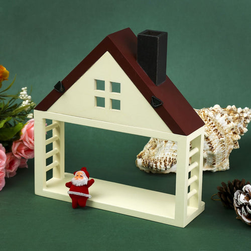 Dekoratives Holz-Weihnachtshaus in zwei Größen