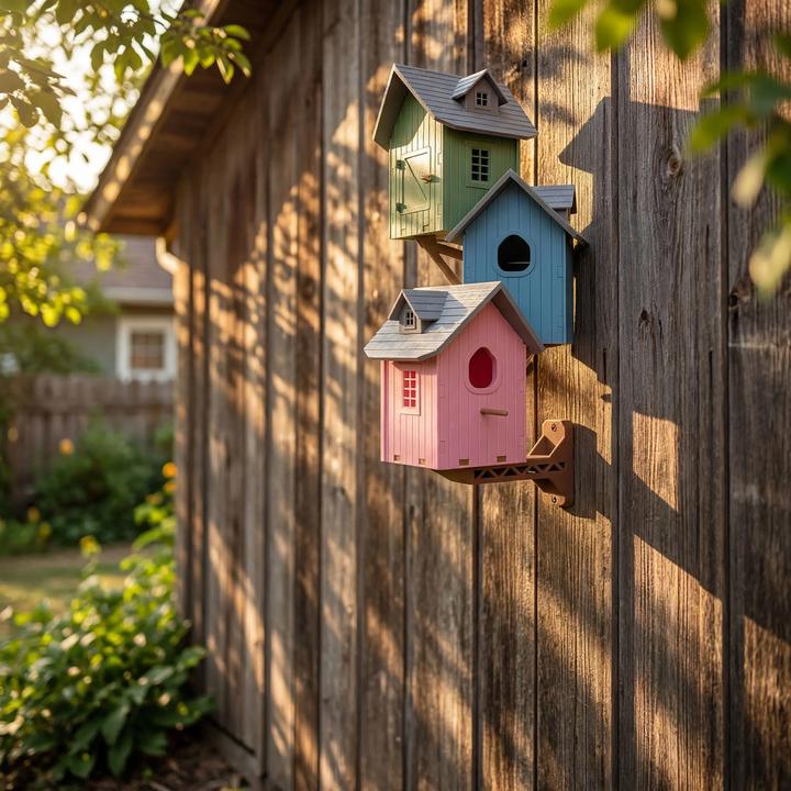 Wetterfestes Vogelhaus im Villen-Design