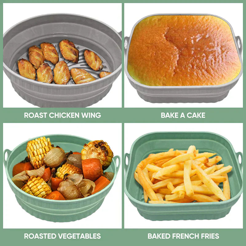 Air Fryer Silikon Grillpfanne Wiederverwendbare Backform | Karnz