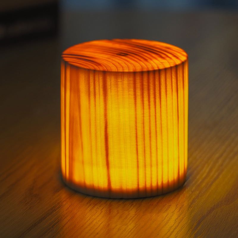 Stylische LED Tischlampe - WoodGlow | Karnz