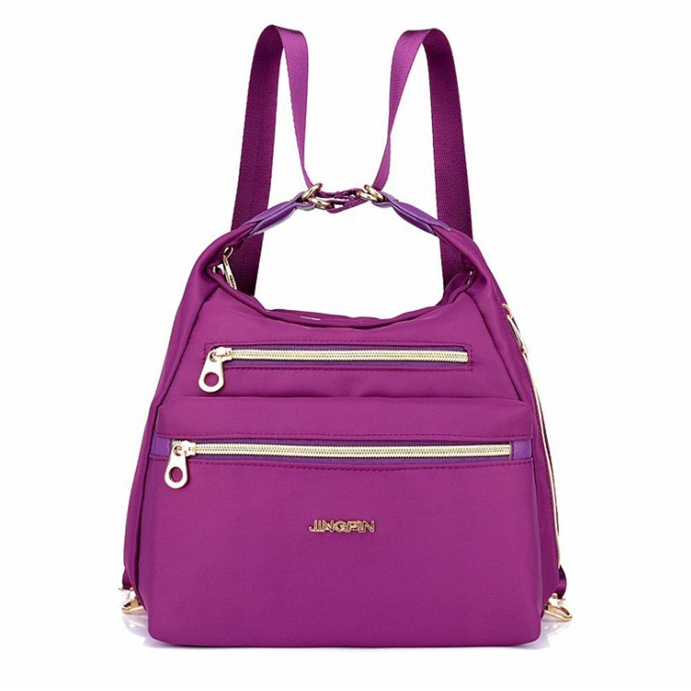 Tasche mit doppelten Reißverschlüsse, Rucksack, Handtasche und Umhängetasche | Karnz
