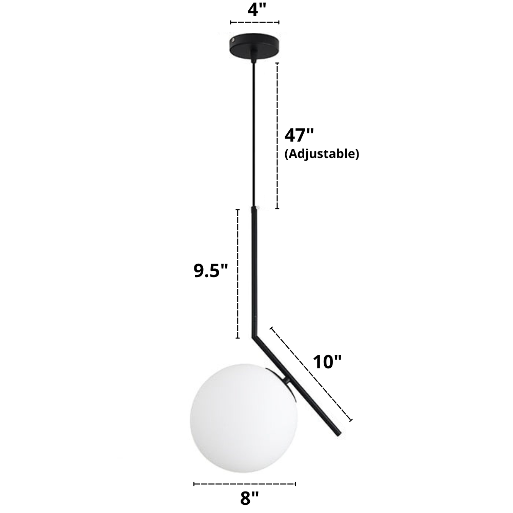 Nordische Glaspendelleuchten